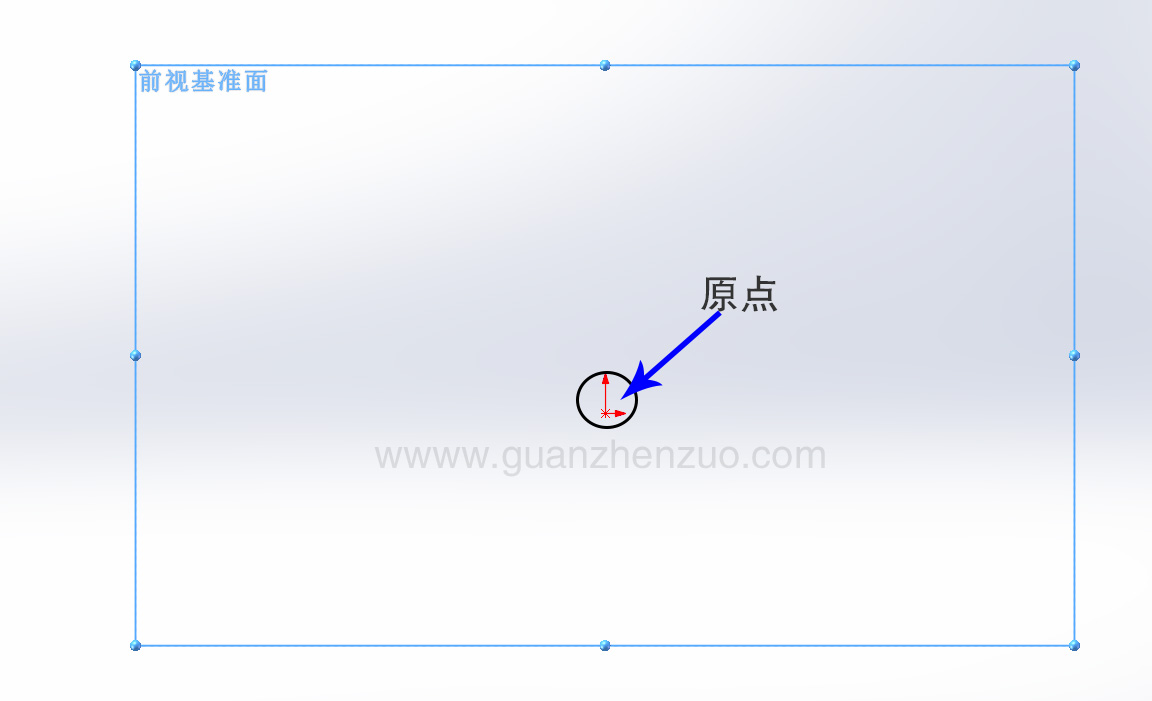 SolidWorks中的原点图示
